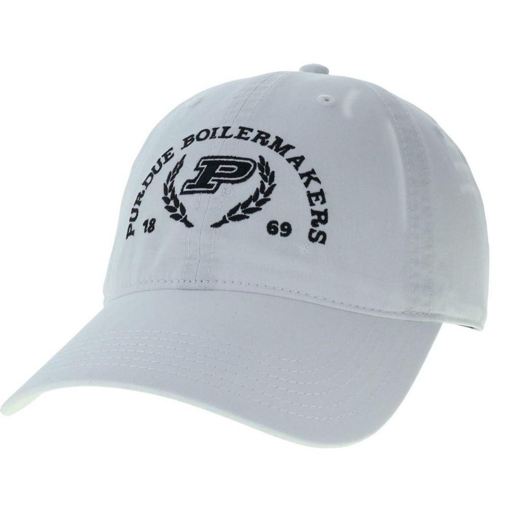 New PURDUE BOILERMAKERS white Social Club Adjustable Hat cap League‎ Legacy OSFM